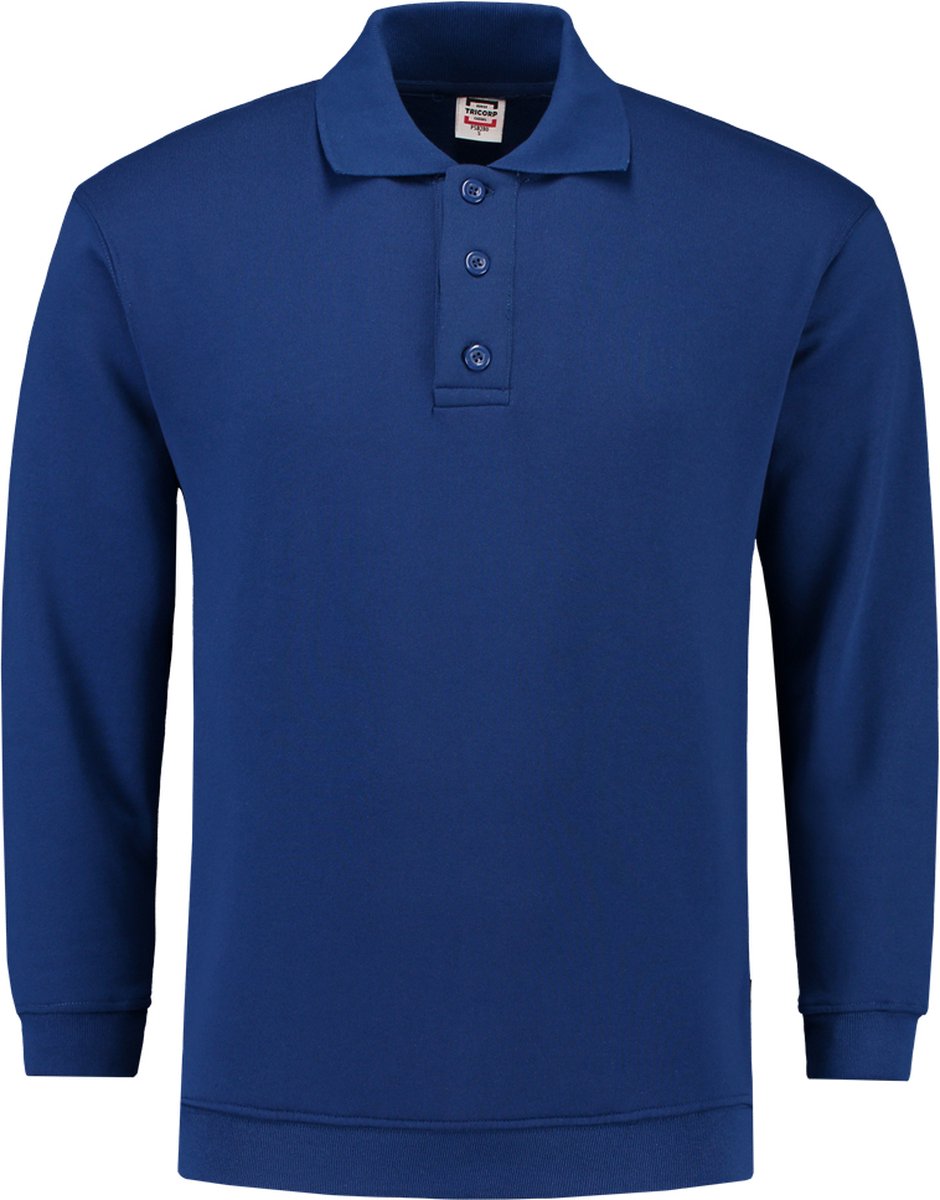 Tricorp Polo Sweater Boord  301005 Koningsblauw - Maat S