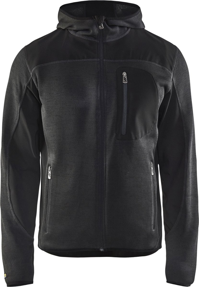 Blaklader Gebreide vest Softshell donkergrijs Rood