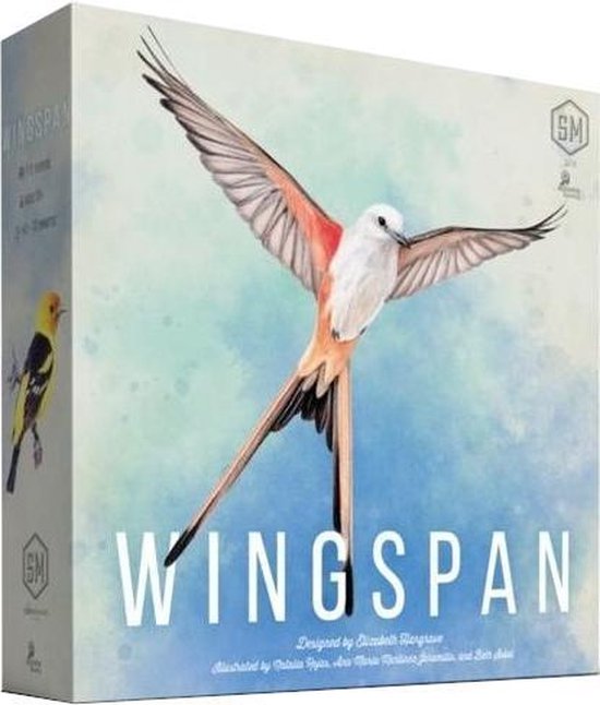 Afbeelding van het spel gezelschapsspel Wingspan karton wit/blauw