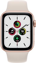 Apple Watch SE 2021 - Smartwatch - 44mm - Roségoud met grote korting