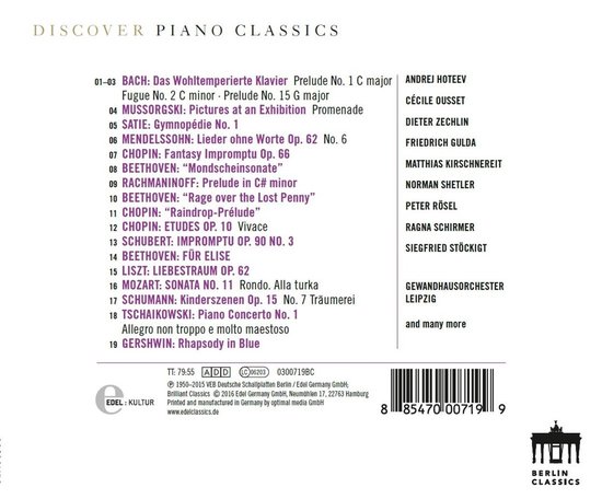 Discover Piano Classics
