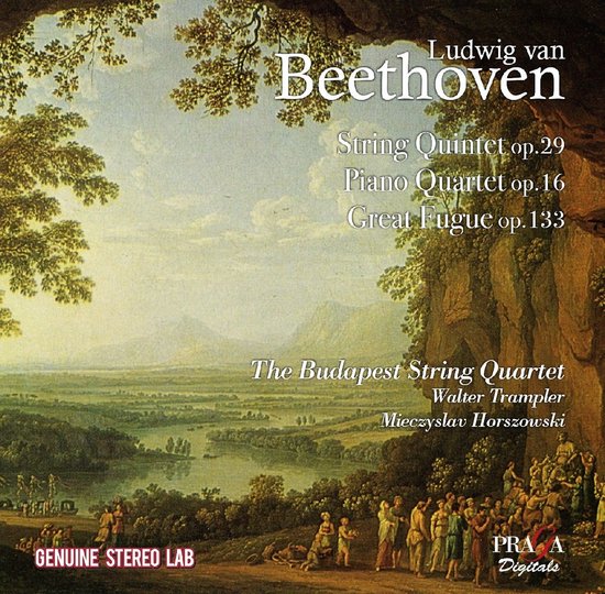 Budapest String Quartet, Walter Trampler, Mieczyslaw Horszowski - Beethoven: String Quintet Op. 29 | Piano Quartet Op. 16 | Great Fugue Op. 133 (CD) (Remastered)