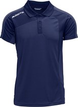 Masita | Polo Shirt Dames & Heren - Korte Mouw - Tennis Polo - Sportpolo - Mesh inzetten Optimale Vochtregulatie - Lichtgewicht - Forza Lijn - NAVY BLUE - S