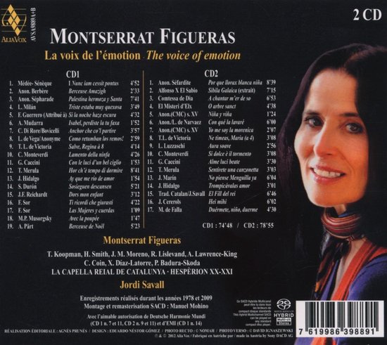 Montserrat Figueras - La Voix De Lemotion (Super Audio CD) - Montserrat Figueras