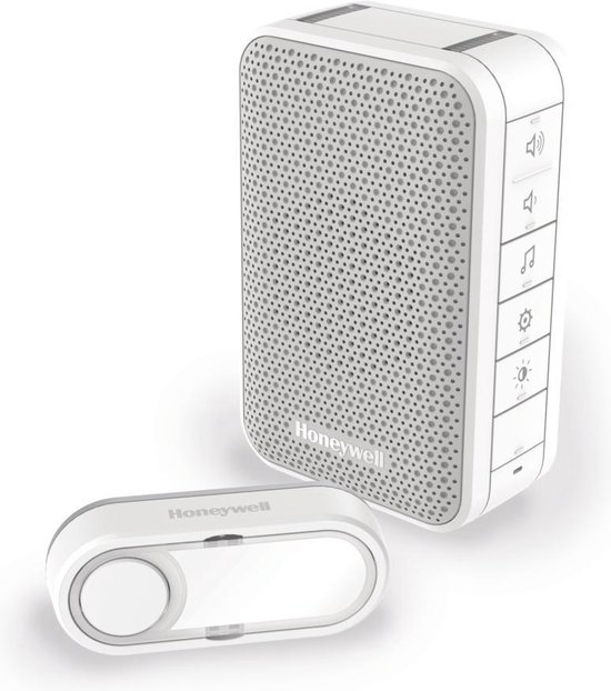 Honeywell - Bel Draadloos 150M 6Mel 84Db Wit - Wit — afbeelding 3
