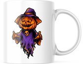 Halloween Mok: Griezelige Halloween Pompoen Zombie | Halloween Decoratie | Grappige Cadeaus | Koffiemok | Koffiebeker | Theemok | Theebeker