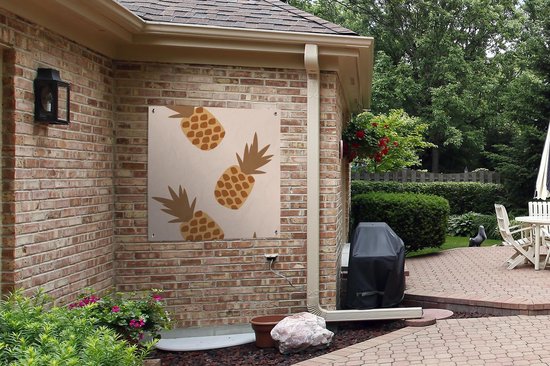 Toile de jardin Summer - Ananas - Fruit - 100x100 cm
