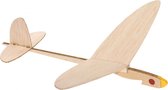 bouwpakket vliegtuig nr 3 junior hout bruin 2-delig