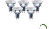 Voordeelpak | 5 stuks | LED Spot 5.5W |  GU10 | Dimbaar - 4000K - Naturel wit (840)