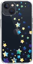 Casetastic Apple iPhone 13 Hoesje - Softcover Hoesje met Design - Funky Stars Print