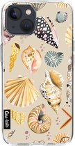 Casetastic Apple iPhone 13 Hoesje - Softcover Hoesje met Design - Sea Shells Sand Print