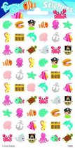 stickers Ocean junior 20 x 10 cm papier 50 stuks