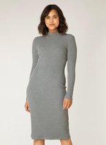 YEST Aleida Jurk - Dark Grey/Melange - maat 38