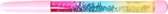 pen met bewegende glitters 18 cm roze