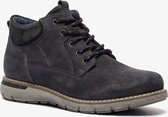 Hush Puppies leren heren veterschoenen - Blauw - Maat 45 - Echt leer - Uitneembare zool