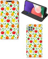 Telefoonhoesje met foto Geschikt voor Samsung Galaxy A22 5G Smart Cover Fruits
