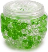 Bigbuy Home Geurgel Jasmijn 8 X 7 Cm Glas/gel Groen/transparant