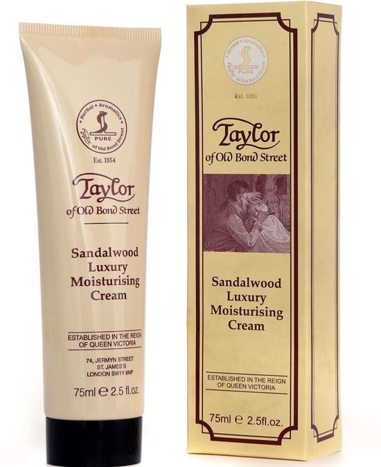 Taylor of Old Bond Str. moisturiser Sandelhout 75ml