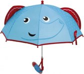paraplu Olifant blauw/rood 80 cm