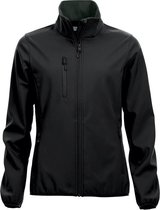 Clique Basic Softshell Jacket Ladies 020915 - Vrouwen - Zwart - XXL