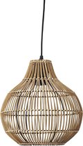 Hanglamp Rotan - Zinaps Hanglamp Pacino - Rotan Donkerbruin - Ø30x31,5 cm (WK 02129)