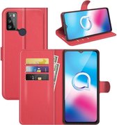 Book Case - Alcatel 1S / 3L (2021) Hoesje - Rood