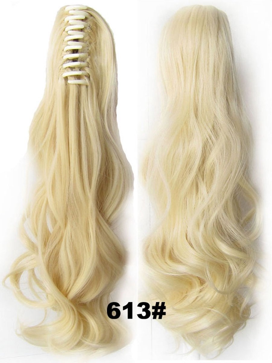 Brazilian Paardenstaart, Ponytail extensions wavy – blond 613#
