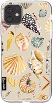 Casetastic Apple iPhone 11 Hoesje - Softcover Hoesje met Design - Sea Shells Sand Print