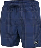 Speedo Check Zwemshort / Zwembroek - Blauw/Zwart Heren - Maat L