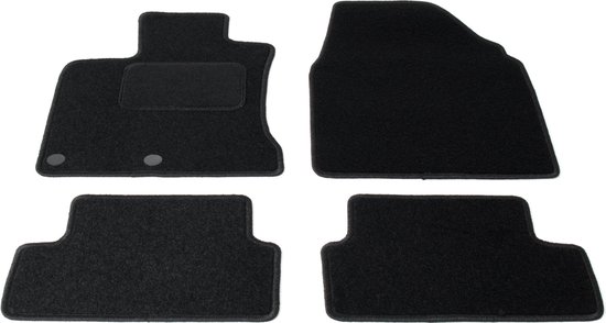 Tapis de sol personnalisés - tissu noir - adaptés pour Nissan Qashqai J10  2006-2013 | bol.com