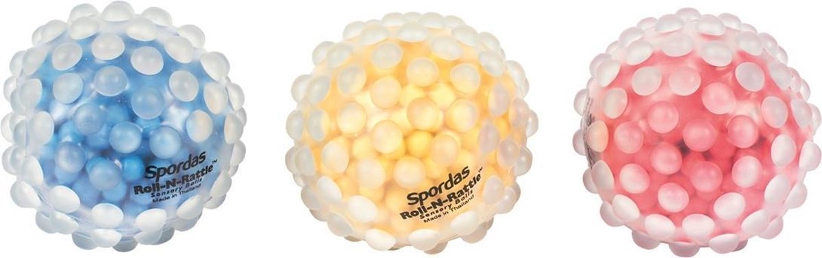 Megaform Set of 3 Roll-N-Rattle Sensory Balls