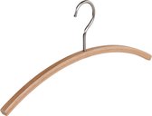 De Kledinghanger Gigant - 8 x Garderobehanger Object 1 beukenhout met licht eiken fineer, 45 cm