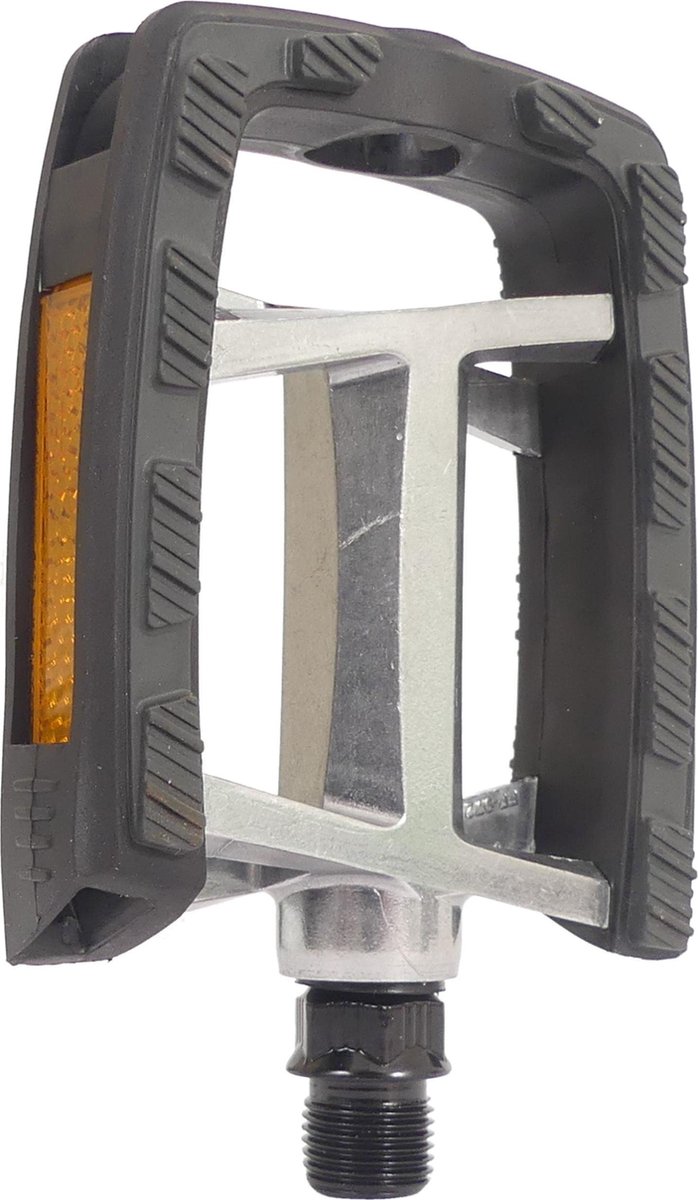 Gazelle Pedalen FP-972 - fiets platformpedalen - aluminium - zwart/zilver – foto 3