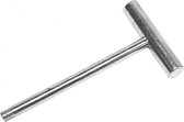 t-sleutel 6 mm staal zilver