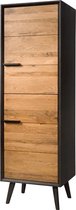 Kast | bresso | eikenhout | naturel | 55 x 45 x 174(h) cm