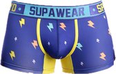 Supawear Sprint Trunk Blue Lightning - MAAT XL - Heren Ondergoed - Boxershort voor Man - Mannen Boxershort