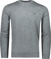 Polo Ralph Lauren  Trui Grijs Aansluitend - Maat XL - Heren - Herfst/Winter Collectie - Wol