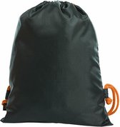 Drawstring Bag Flash (Zwart/Oranje)
