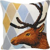 Kussen borduurpakket Deer - Collection d'Art