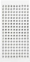 Strasstenen, zilver, d: 5 mm, 144 stuk/ 1 doos