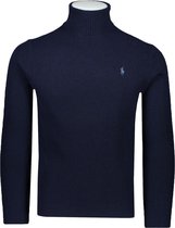 Polo Ralph Lauren  Trui Blauw Aansluitend - Maat M - Heren - Herfst/Winter Collectie - Wol