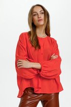 SOAKED IN LUXURY SLLeodora Blouse 34 - Valiant Poppy Red