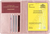 Goodline® - Étui Passeport de Vaccination / Dossier pour Carnet Jaune / Carnet de Vaccination - D1 - Or Rose
