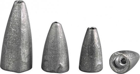 Spro - Lead Bullet Sinker - 7g - 6st - Zwart — afbeelding 2