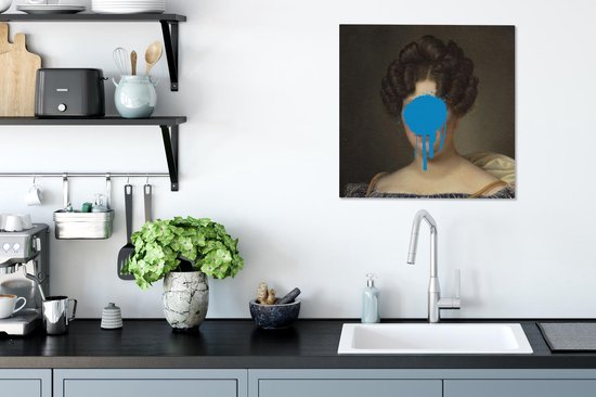 Toile Peinture Femme - Art - Peinture - 50x50 cm - Décoration murale