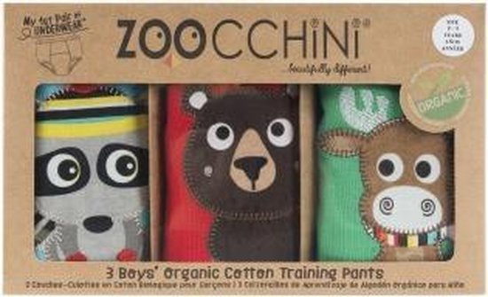 Zoocchini oefenbroekjes boy Forest Chums 3-4 jaar - Zoocchini