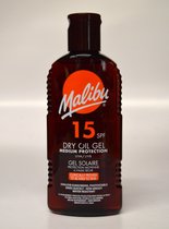 Malibu Zonnebrand Olie Dry Oil Gel SPF15 200ml Waterproof