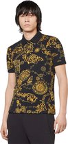 Versace Jeans Couture Polo Zwart Goud  Heren maat S