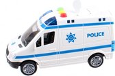 City Intertial politiewagen 14 cm wit/blauw