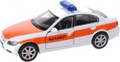 schaalmodel Nex BMW Notartz die-cast wit 11 cm